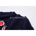 Το πλεκτό Floral Floral Floral Centower Crew-Neck Pullover